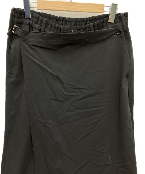 s'yte（サイト）s'yte (サイト) ラップパンツ ブラック サイズ:3の古着・服飾アイテム