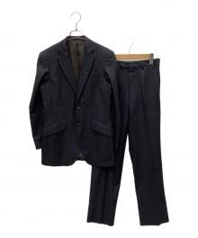 Paul Smith London（ポールスミスロンドン）の古着「Super 120'S ストライプ 2Bスーツ」｜ネイビー