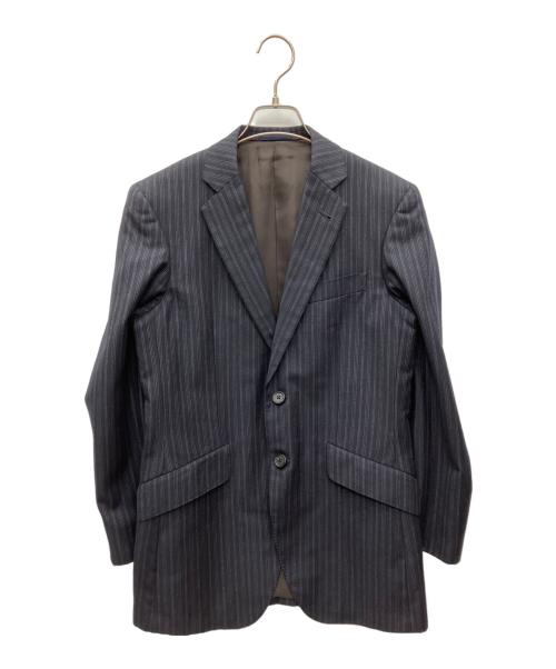 Paul Smith London（ポールスミスロンドン）Paul Smith London (ポールスミスロンドン) Super 120'S ストライプ 2Bスーツ ネイビー サイズ:Sの古着・服飾アイテム