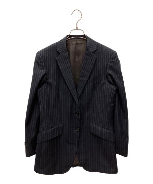 Paul Smith London（ポールスミスロンドン）Paul Smith London (ポールスミスロンドン) Super 120'S ストライプ 2Bスーツ ネイビー サイズ:Sの古着・服飾アイテム