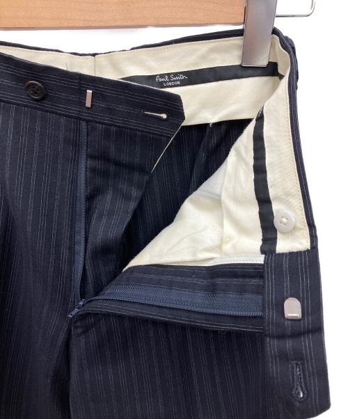 Paul Smith London（ポールスミスロンドン）Paul Smith London (ポールスミスロンドン) Super 120'S ストライプ 2Bスーツ ネイビー サイズ:Sの古着・服飾アイテム