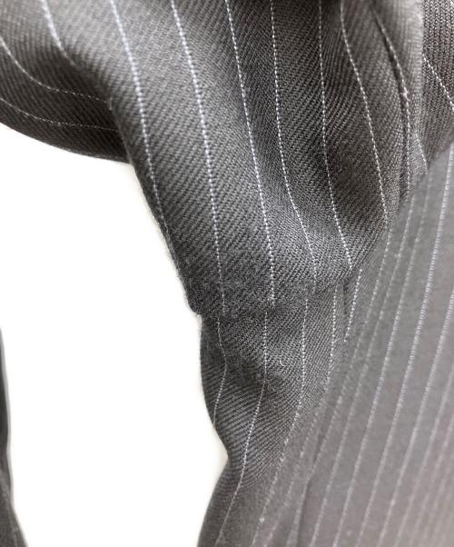 BURBERRY BLACK LABEL（バーバリーブラックレーベル）BURBERRY BLACK LABEL (バーバリーブラックレーベル) ストライプ柄 2Bウールスーツ ブラック サイズ:36Rの古着・服飾アイテム