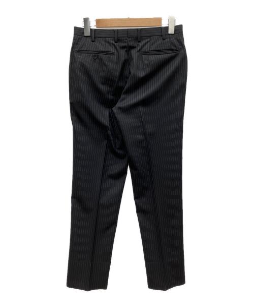 BURBERRY BLACK LABEL（バーバリーブラックレーベル）BURBERRY BLACK LABEL (バーバリーブラックレーベル) ストライプ柄 2Bウールスーツ ブラック サイズ:36Rの古着・服飾アイテム