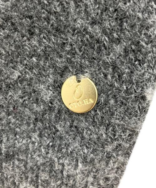 PLUS OTO.HA（プラスオトハ）PLUS OTO.HA (プラスオトハ) デニム×ニットシャツ グレー サイズ:Fの古着・服飾アイテム