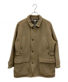 Burberry's（バーバリーズ）の古着「ステンカラーウールハーフコート」｜ブラウン