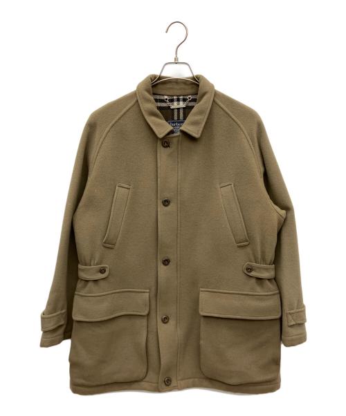 Burberry's（バーバリーズ）Burberry's (バーバリーズ) ステンカラーウールハーフコート ブラウン サイズ:Mの古着・服飾アイテム