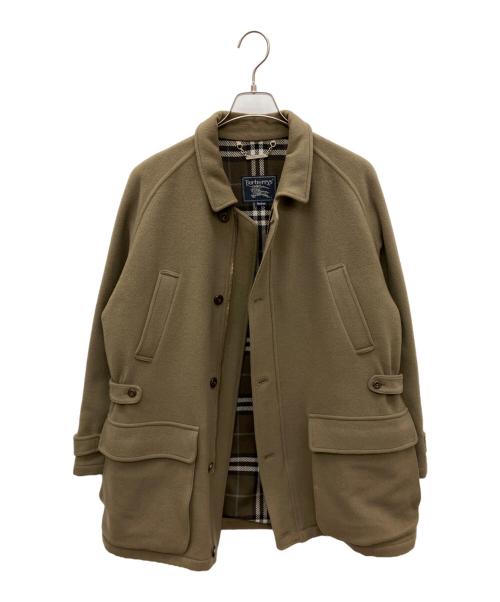 Burberry's（バーバリーズ）Burberry's (バーバリーズ) ステンカラーウールハーフコート ブラウン サイズ:Mの古着・服飾アイテム