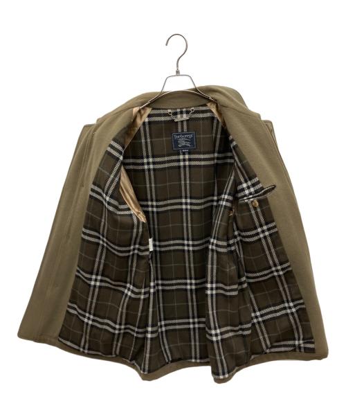 Burberry's（バーバリーズ）Burberry's (バーバリーズ) ステンカラーウールハーフコート ブラウン サイズ:Mの古着・服飾アイテム