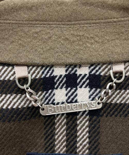 Burberry's（バーバリーズ）Burberry's (バーバリーズ) ステンカラーウールハーフコート ブラウン サイズ:Mの古着・服飾アイテム