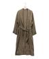 STEVEN ALAN（スティーブンアラン）の古着「GLEN CHECK GOWN」｜ブラウン