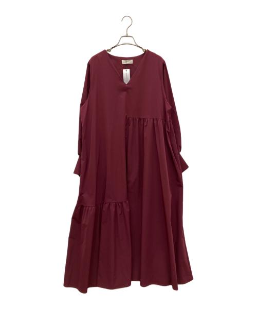 SUM1 STYLE（スミスタイル）SUM1 STYLE (スミスタイル) 段違いフレアワンピース レッド サイズ:SIZE Free 未使用品の古着・服飾アイテム