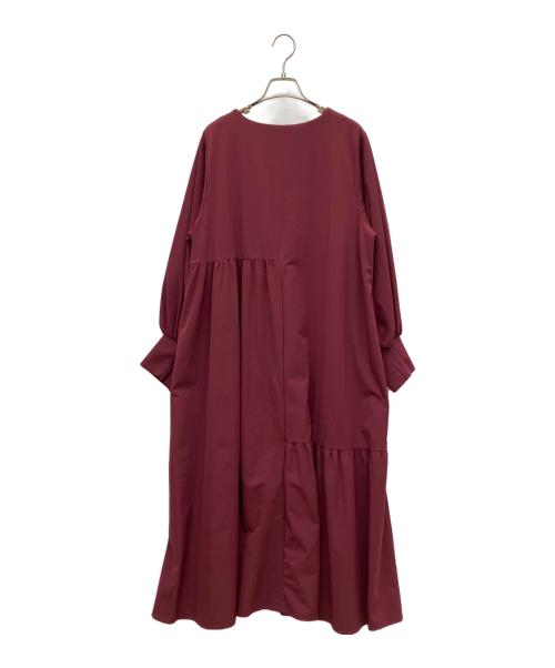 SUM1 STYLE（スミスタイル）SUM1 STYLE (スミスタイル) 段違いフレアワンピース レッド サイズ:SIZE Free 未使用品の古着・服飾アイテム