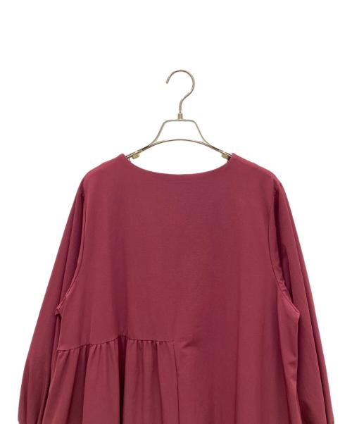 SUM1 STYLE（スミスタイル）SUM1 STYLE (スミスタイル) 段違いフレアワンピース レッド サイズ:SIZE Free 未使用品の古着・服飾アイテム