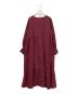 SUM1 STYLE (スミスタイル) 段違いフレアワンピース レッド サイズ:SIZE Free 未使用品：8000円