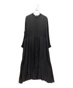 SUM1 STYLEスミスタイル）の古着「長袖ワンピース」｜ブラック