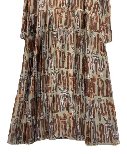 SUM1 STYLE（スミスタイル）SUM1 STYLE (スミスタイル) 長袖プリーツワンピース ブラウン サイズ:SIZE Free 未使用品の古着・服飾アイテム