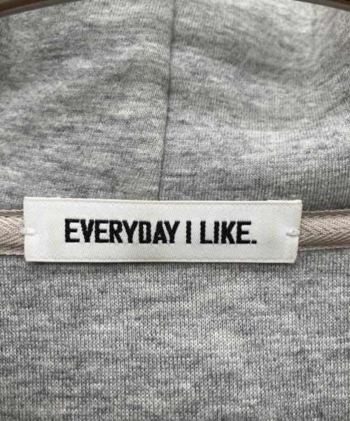 EVERYDAY I LIKE.（エヴリデイ アイ ライク）EVERYDAY I LIKE. (エヴリデイ アイ ライク) ジップパーカー グレー サイズ:なしの古着・服飾アイテム