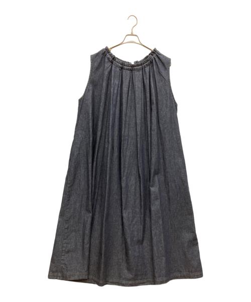 BROCANTE（ブロカント）Brocante (ブロカント) 6.5ozデニムフィセルワンピース インディゴ サイズ:SIZE 2の古着・服飾アイテム