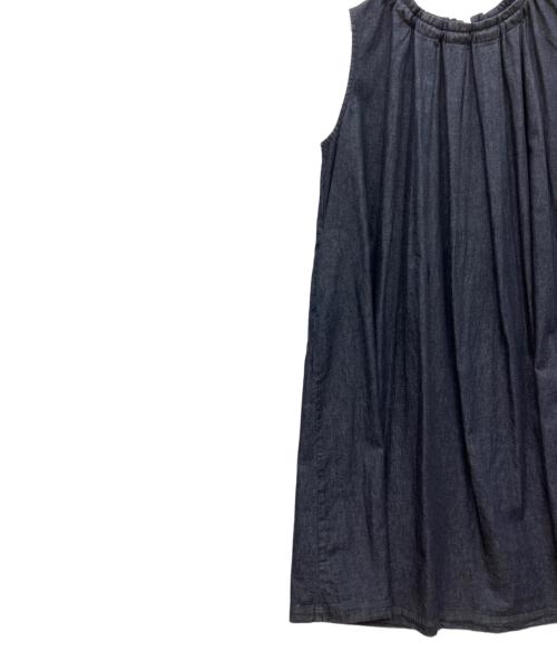 BROCANTE（ブロカント）Brocante (ブロカント) 6.5ozデニムフィセルワンピース インディゴ サイズ:SIZE 2の古着・服飾アイテム