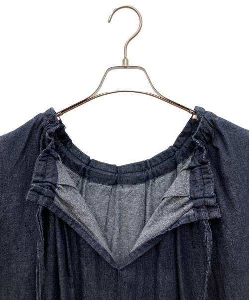 BROCANTE（ブロカント）Brocante (ブロカント) 6.5ozデニムフィセルワンピース インディゴ サイズ:SIZE 2の古着・服飾アイテム