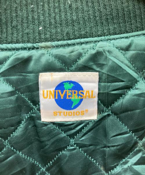 UNIVERSAL STUDIOS（ユニバーサルスタジオ）UNIVERSAL STUDIOS (ユニバーサルスタジオ) 80s〜90sUNIVERSAL STUDIOS スタジャン グリーン サイズ:XLの古着・服飾アイテム
