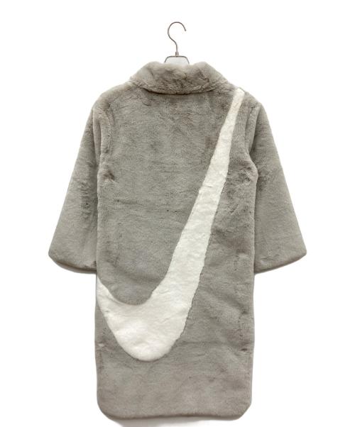 NIKE（ナイキ）NIKE (ナイキ) FX FUR グラフィック ロングジャケット グレー サイズ:XSの古着・服飾アイテム