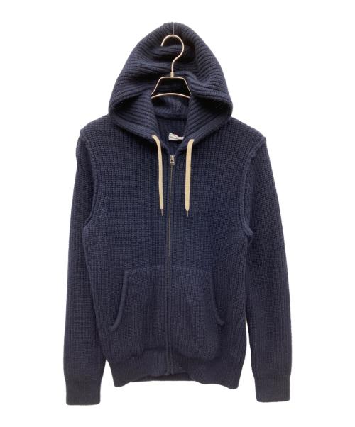 APOLIS（アポリス）APOLIS (アポリス) ジップアップニットパーカー ネイビー サイズ:M 未使用品の古着・服飾アイテム