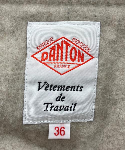 DANTON（ダントン）DANTON (ダントン) ウールパイル Vネックジャケット ベージュ サイズ:36の古着・服飾アイテム