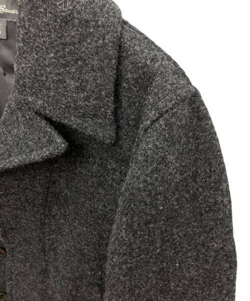 Eddie Bauer（エディーバウアー）Eddie Bauer (エディーバウアー) Harris Tweed (ハリスツイード) ウールツイードコート グレー サイズ:Sの古着・服飾アイテム
