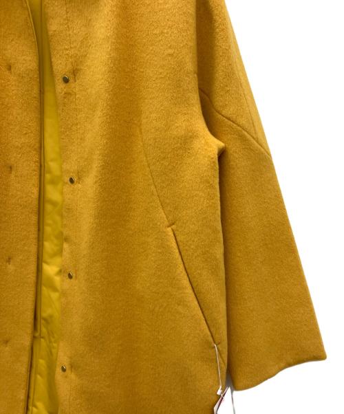 DoCLASSE（ドゥクラッセ）DoCLASSE (ドゥクラッセ) カシミヤ混ウールコート イエロー サイズ:L 未使用品の古着・服飾アイテム