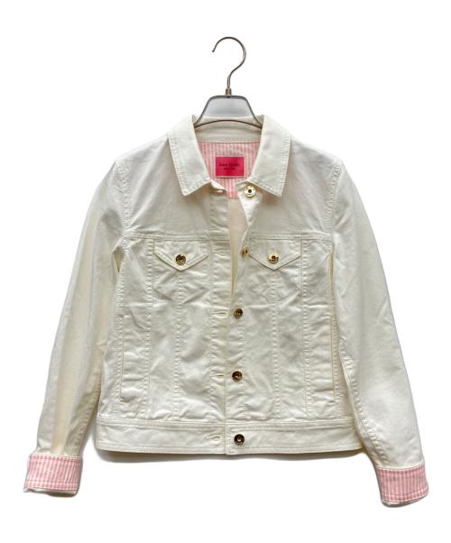 Kate Spade（ケイトスペード）Kate Spade (ケイトスペード) デニムジャケット ホワイト サイズ:SIZE XSの古着・服飾アイテム