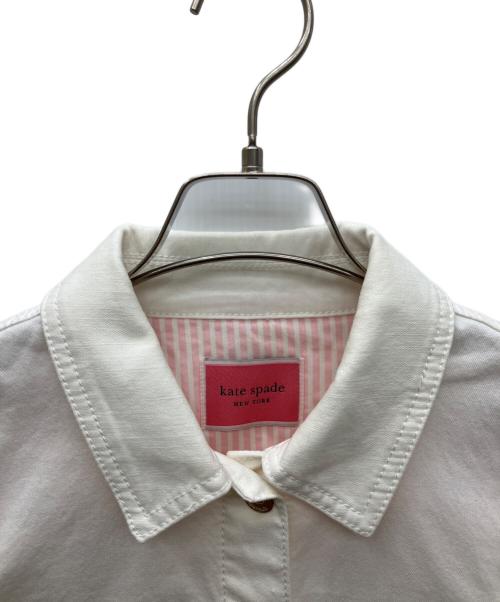 Kate Spade（ケイトスペード）Kate Spade (ケイトスペード) デニムジャケット ホワイト サイズ:SIZE XSの古着・服飾アイテム