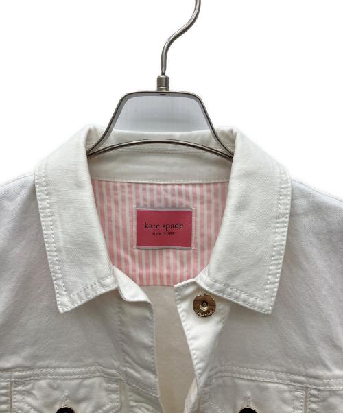 Kate Spade（ケイトスペード）Kate Spade (ケイトスペード) デニムジャケット ホワイト サイズ:SIZE XSの古着・服飾アイテム