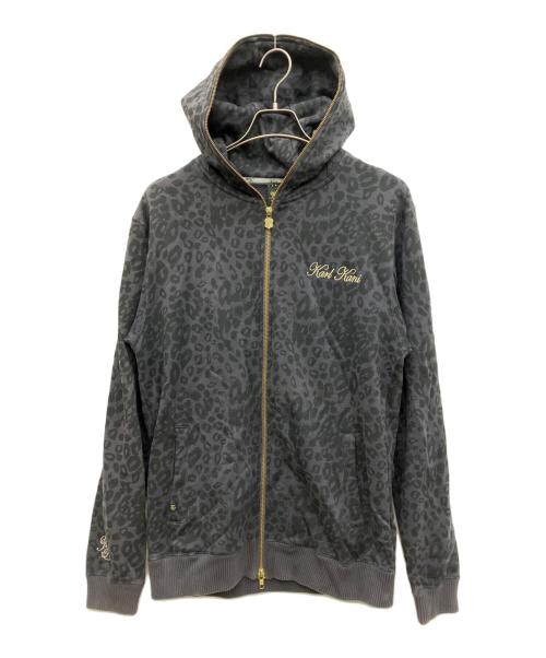 KARL KANI（カールカナイ）KARL KANI (カールカナイ) ジップパーカー グレー サイズ:SIZE XLの古着・服飾アイテム