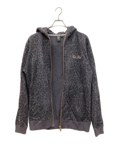 KARL KANI（カールカナイ）KARL KANI (カールカナイ) ジップパーカー グレー サイズ:SIZE XLの古着・服飾アイテム