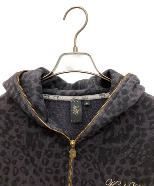KARL KANI（カールカナイ）KARL KANI (カールカナイ) ジップパーカー グレー サイズ:SIZE XLの古着・服飾アイテム