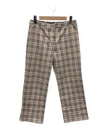 BURBERRY LONDON（バーバリーロンドン）の古着「チェックパンツ」｜ベージュ