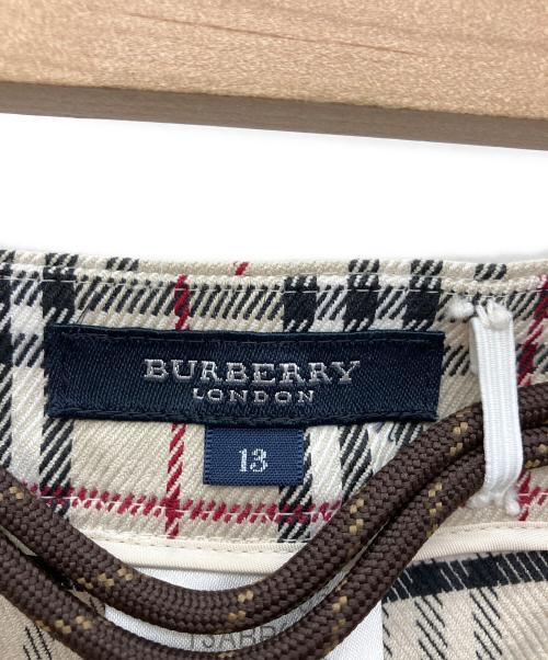 BURBERRY LONDON（バーバリーロンドン）BURBERRY LONDON (バーバリーロンドン) チェックパンツ ベージュ サイズ:44の古着・服飾アイテム