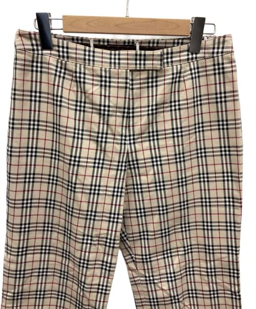 BURBERRY LONDON（バーバリーロンドン）BURBERRY LONDON (バーバリーロンドン) チェックパンツ ベージュ サイズ:44の古着・服飾アイテム