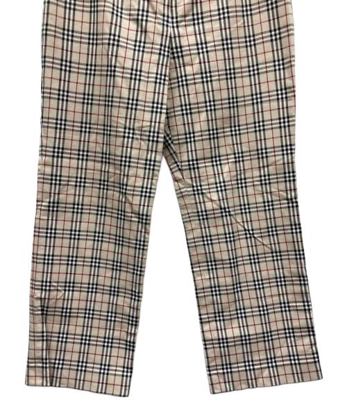 BURBERRY LONDON（バーバリーロンドン）BURBERRY LONDON (バーバリーロンドン) チェックパンツ ベージュ サイズ:44の古着・服飾アイテム