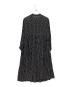 BEARDSLEY (ビアズリー) ドットギャザーワンピーズ ブラック×ホワイト：10000円