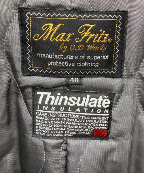 Max Fritz（マックスフリッツ）Max Fritz (マックスフリッツ) クラシックダブルジャケット ブラック サイズ:48の古着・服飾アイテム