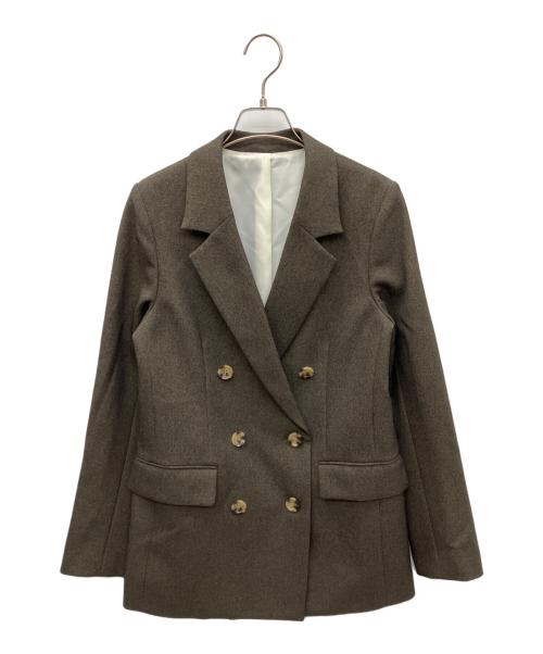 Noble（ノーブル）Noble (ノーブル) ブレザー ブラウン サイズ:38の古着・服飾アイテム