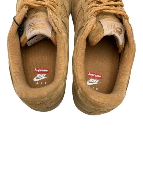 NIKE（ナイキ）NIKE (ナイキ) Supreme (シュプリーム) AIR FORCE 1 LOW W ブラウン サイズ:SIZE 28cm 未使用品の古着・服飾アイテム