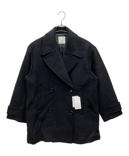 Spick and Span（スピック＆スパン）Spick and Span (スピック＆スパン) ビーバーPコート ブラック サイズ:38 未使用品の古着・服飾アイテム