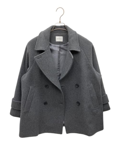 URBAN RESEARCH（アーバンリサーチ）URBAN RESEARCH (アーバンリサーチ) スーパー100メルトンPコート グレー サイズ:Freeの古着・服飾アイテム