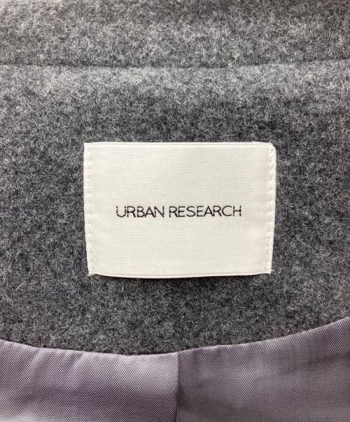 URBAN RESEARCH（アーバンリサーチ）URBAN RESEARCH (アーバンリサーチ) スーパー100メルトンPコート グレー サイズ:Freeの古着・服飾アイテム