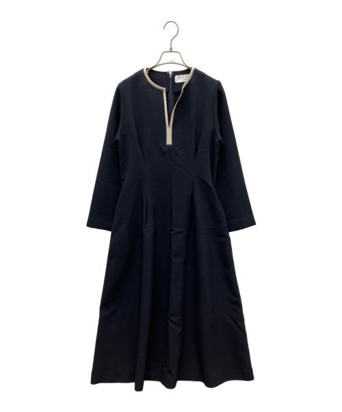SHIPS any（シップスエニィ）SHIPS any (シップスエニィ) ダブルクロスウエストタックAライン ネイビー サイズ:FREEの古着・服飾アイテム