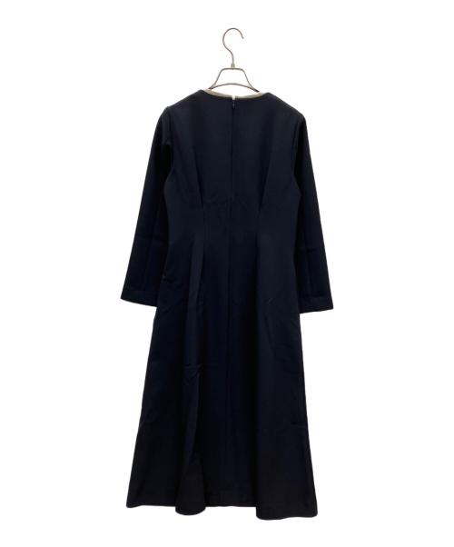 SHIPS any（シップスエニィ）SHIPS any (シップスエニィ) ダブルクロスウエストタックAライン ネイビー サイズ:FREEの古着・服飾アイテム