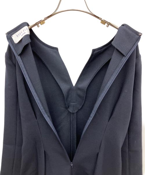 SHIPS any（シップスエニィ）SHIPS any (シップスエニィ) ダブルクロスウエストタックAライン ネイビー サイズ:FREEの古着・服飾アイテム
